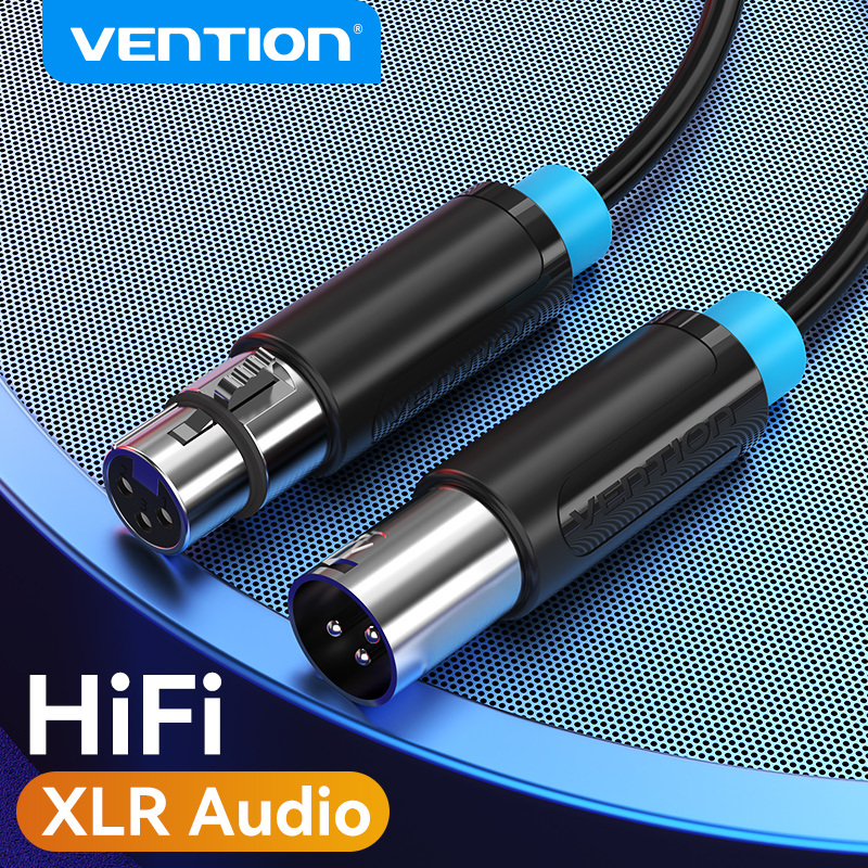 Vention XLR Cable Audio Sound Cannon Extension Cable XLR male to female