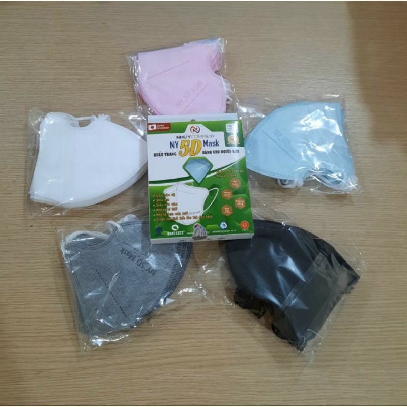 Combo 10 hộp khẩu trang 5D Như Ý