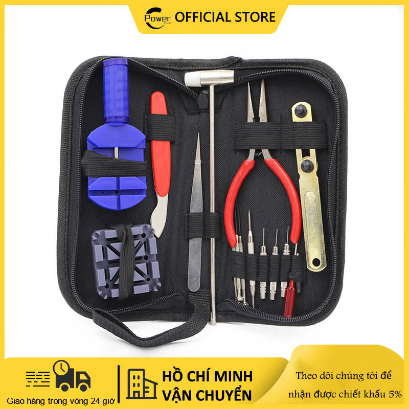 Bộ dụng cụ sửa chữa đồng hồ cá nhân chuyên nghiệp 16 món - phụ kiện đồng hồ