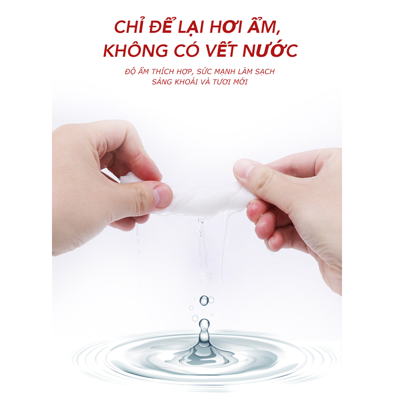 Khăn ướt trẻ em Tiny Neko Bịch 40/100psc - Biby