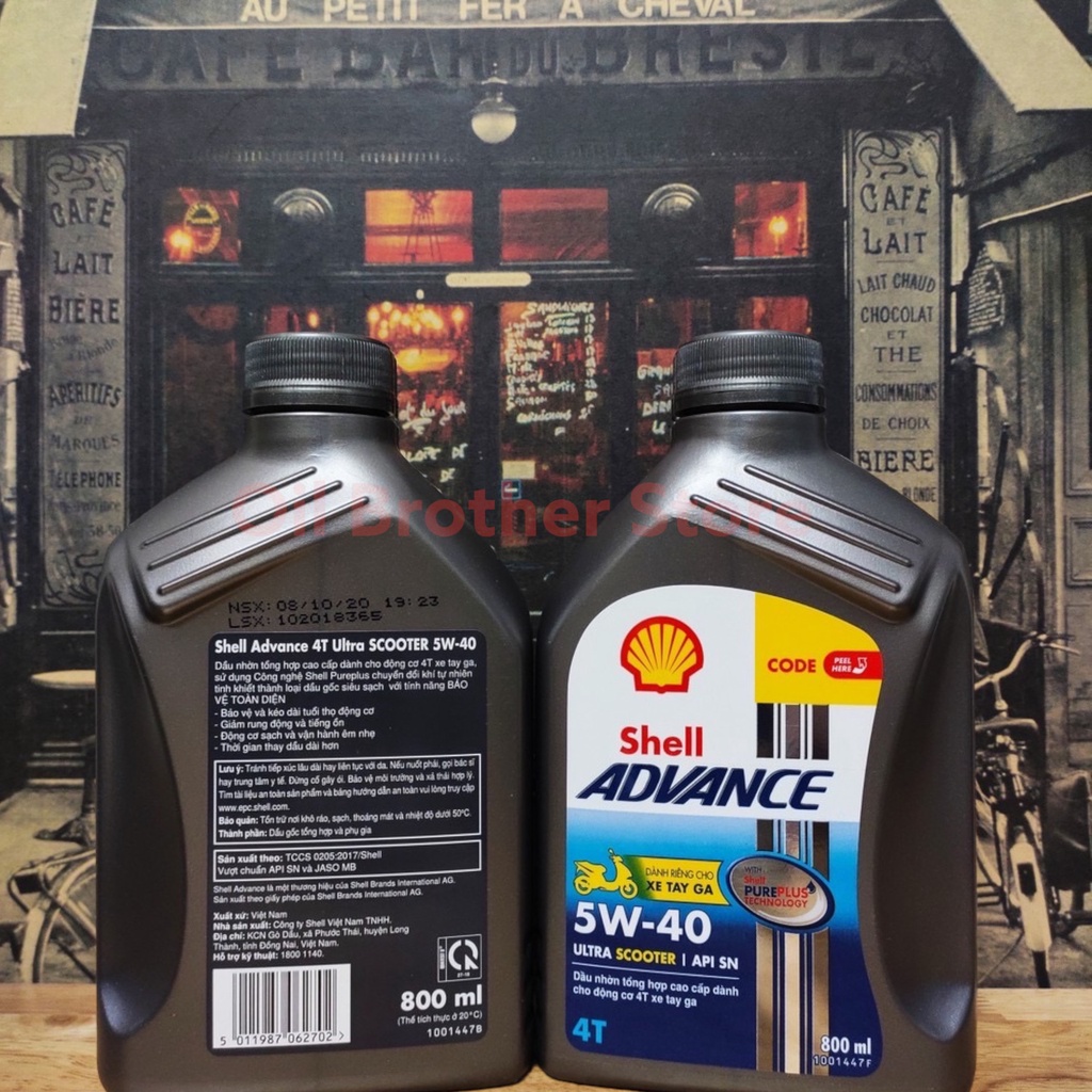 Nhớt Shell Advance Ultra 5w40