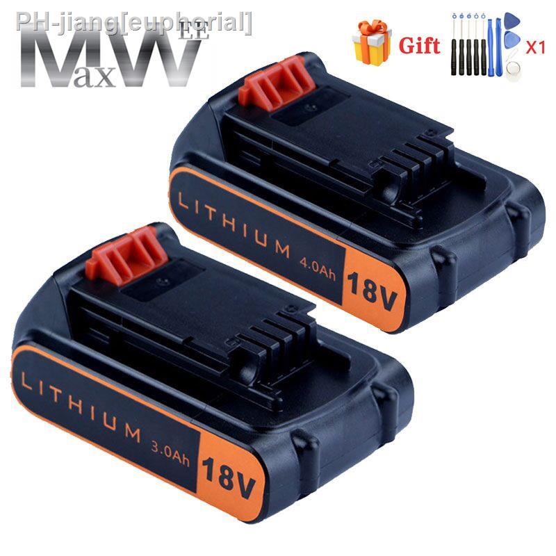 20V MAX 3.0Ah 4.0Ah 18V Lithium-Ion Battery for Black + Decker