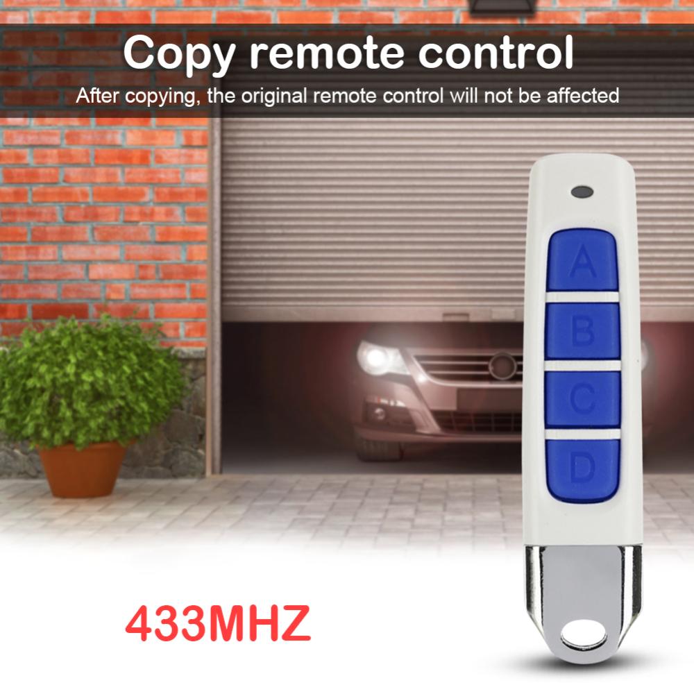 433MHz Copy Remote Controller Multifunctional 4 Keys Remote Control Duplicator Copy Duplicator Door Opener