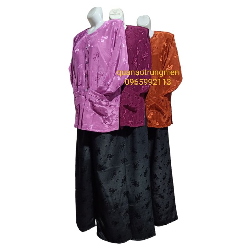 Bộ gấm hoa bà già, bộ bà ba người già