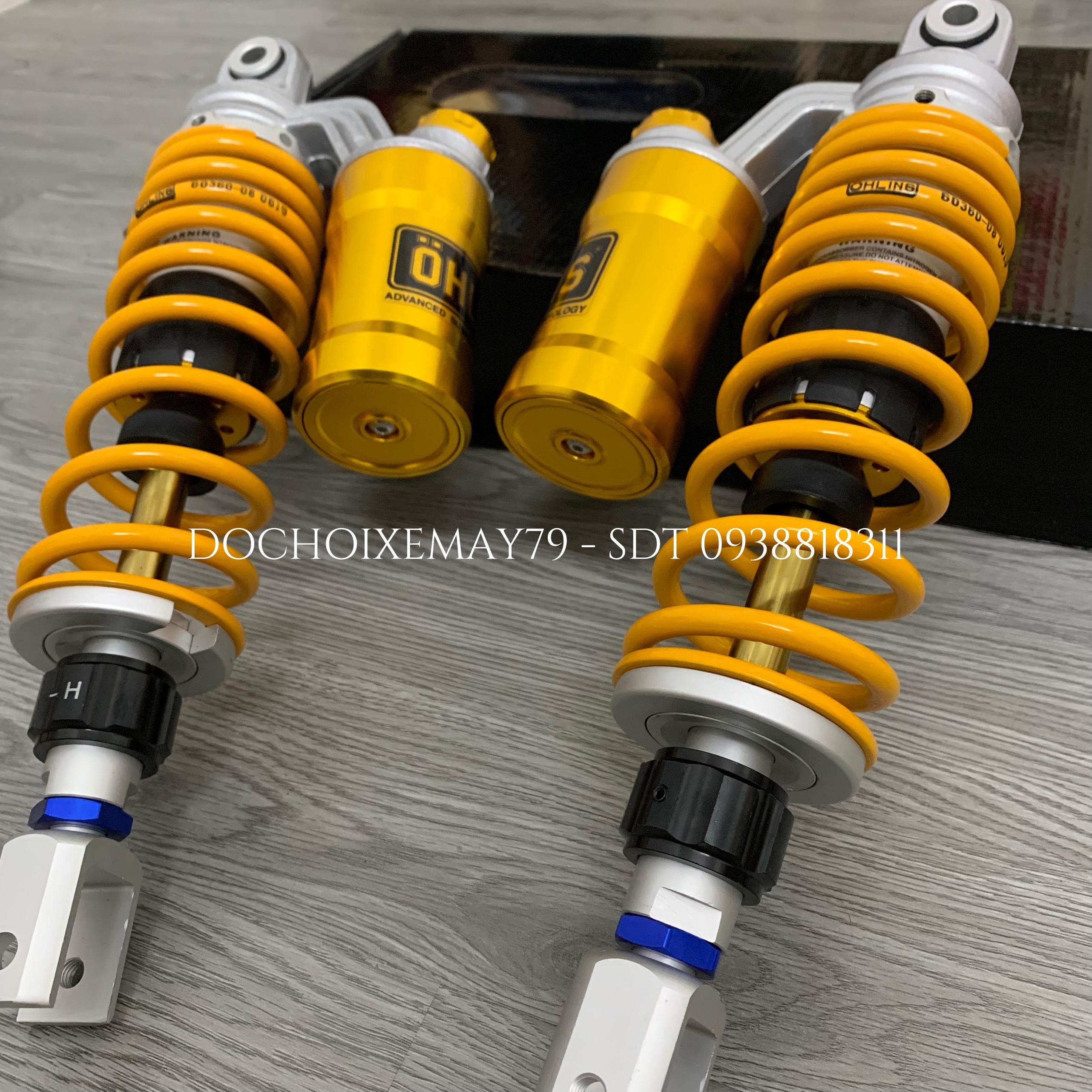 Phuộc sau Ohlins cho AB , SH Ý , PCX , NVX
