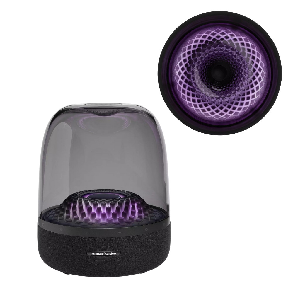 Harman Kardon Aura Studio 4 Bluetooth Speaker | Themed Lighting | Iconic  Transparent Dome | Lazada
