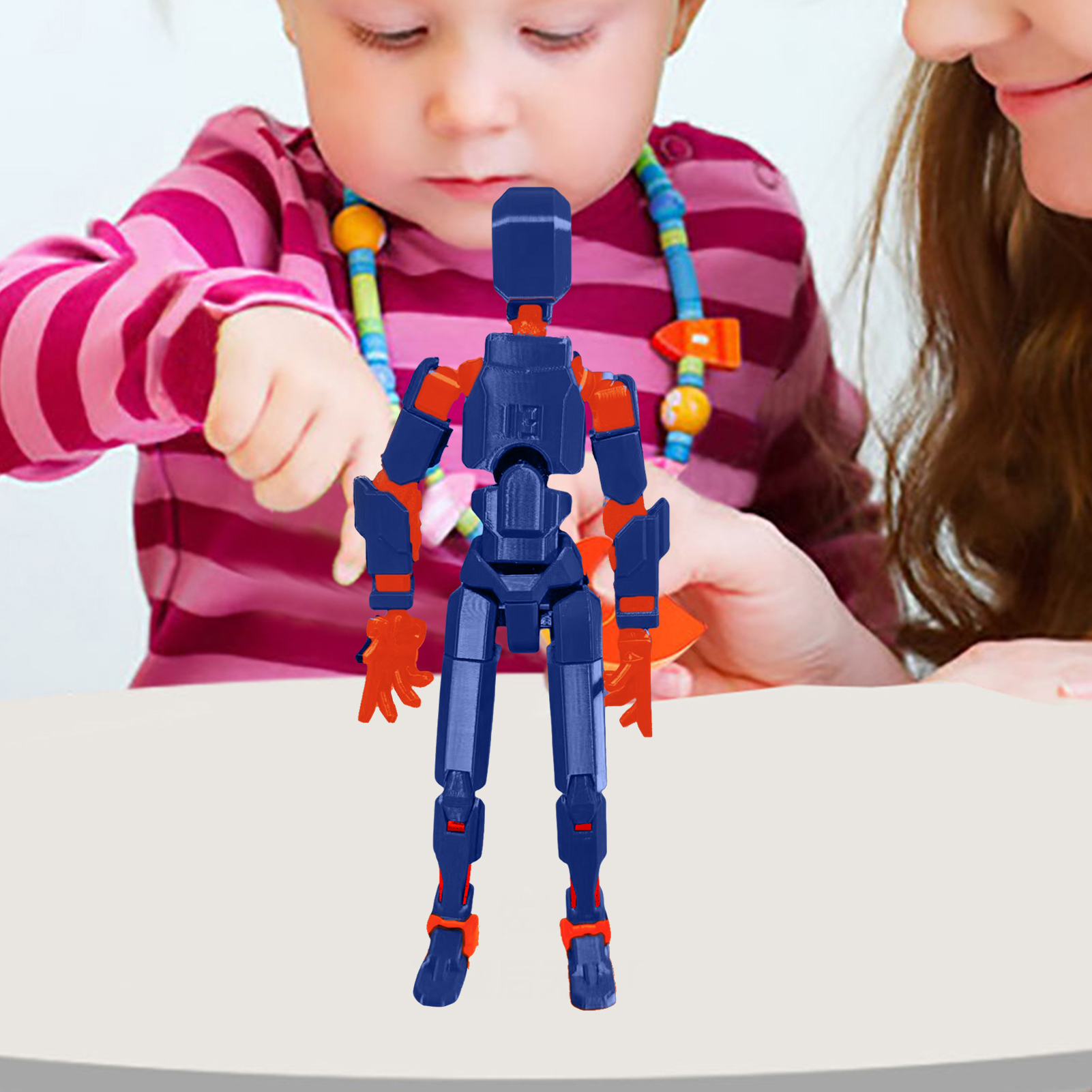 Childrenworld đa-nối Mô hình nhân vật 15 vũ khí Mô Hình Robot hành động mô hình nhân vật multi-nối di chuyển 3D in mô hình khớp nối Dummy figurine cho trẻ em người lớn ý tưởng quà tặng