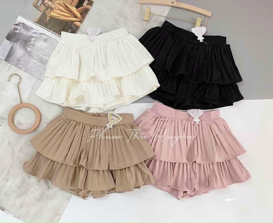[HCM]CHÂN VÁY DẬP LY HAI TẦNG SIÊU HOT M001