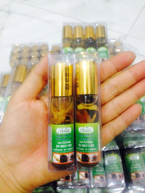 [Freeship] Combo 3 Chai Dầu Gió Nhân Sâm Thái Lan