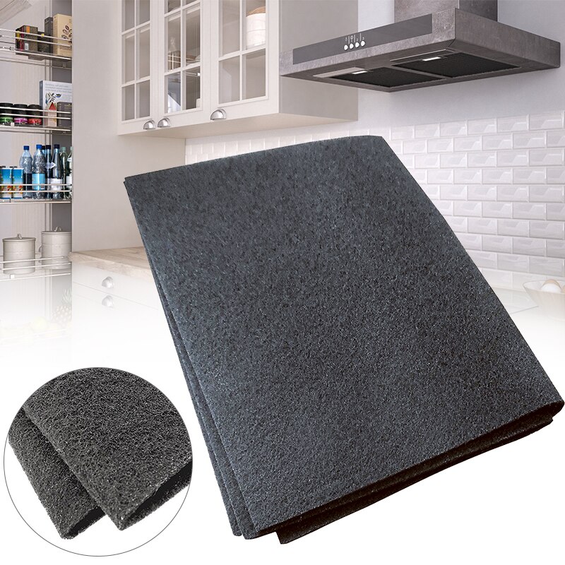 Black Cooker Hood Extractor Activated Carbon Filter Cotton For Smoke Exhaust Ventilator Home Kitchen Range Hood Parts