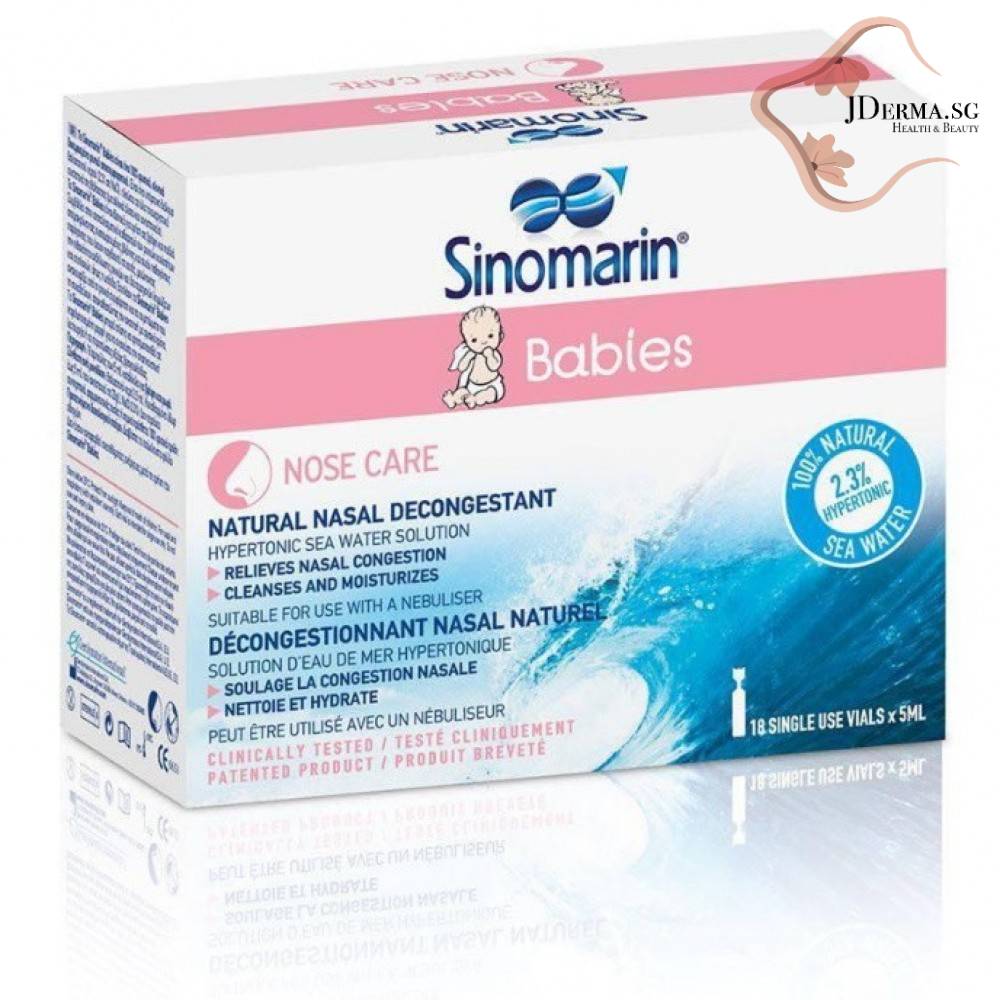 Sinomarin® Babies Pediatric Natural Nasal Decongestant 18's Lazada