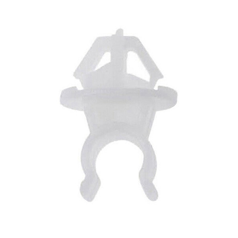 Practical Quality Durable Clip 6 Pcs Accessories Black+White Hood Plastic