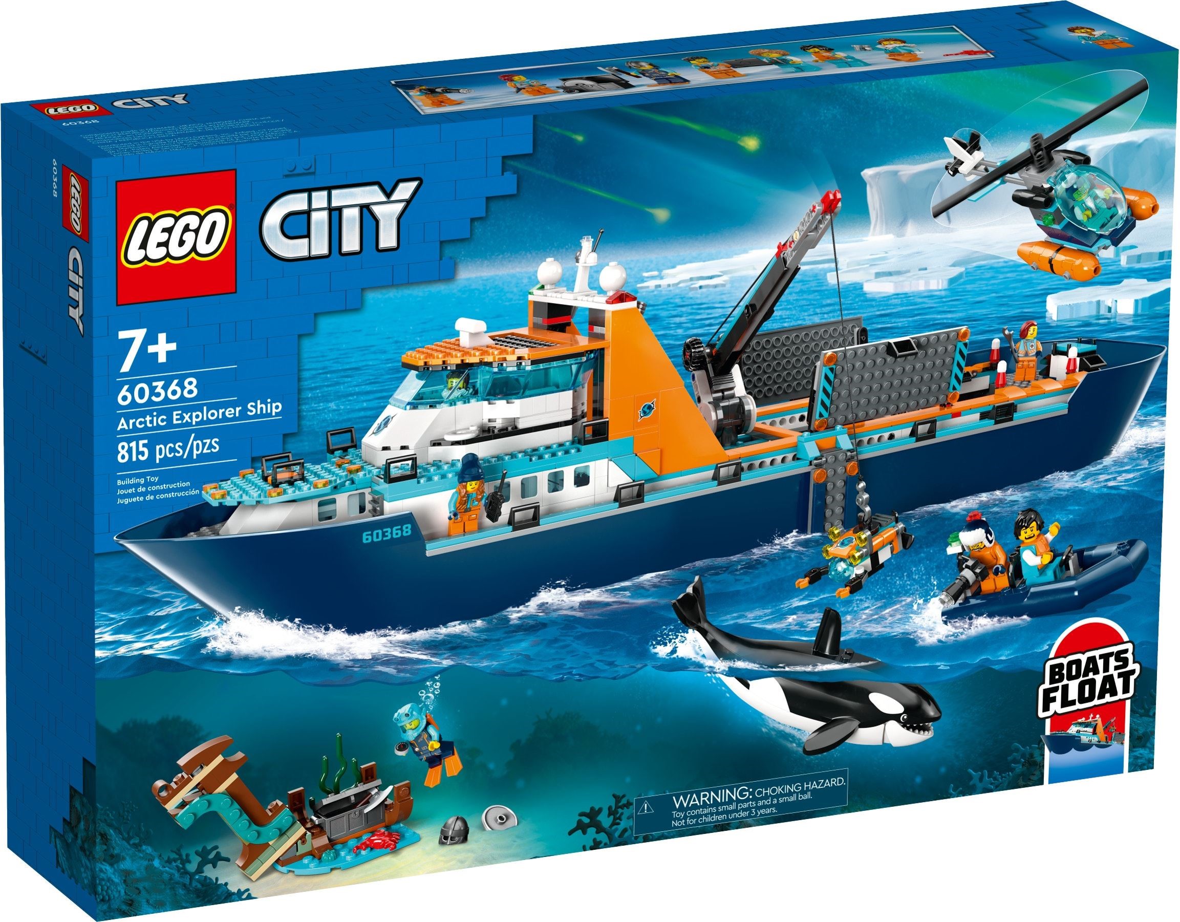 LEGO City Exploration 60368 Arctic Explorer Ship | Lazada Singapore