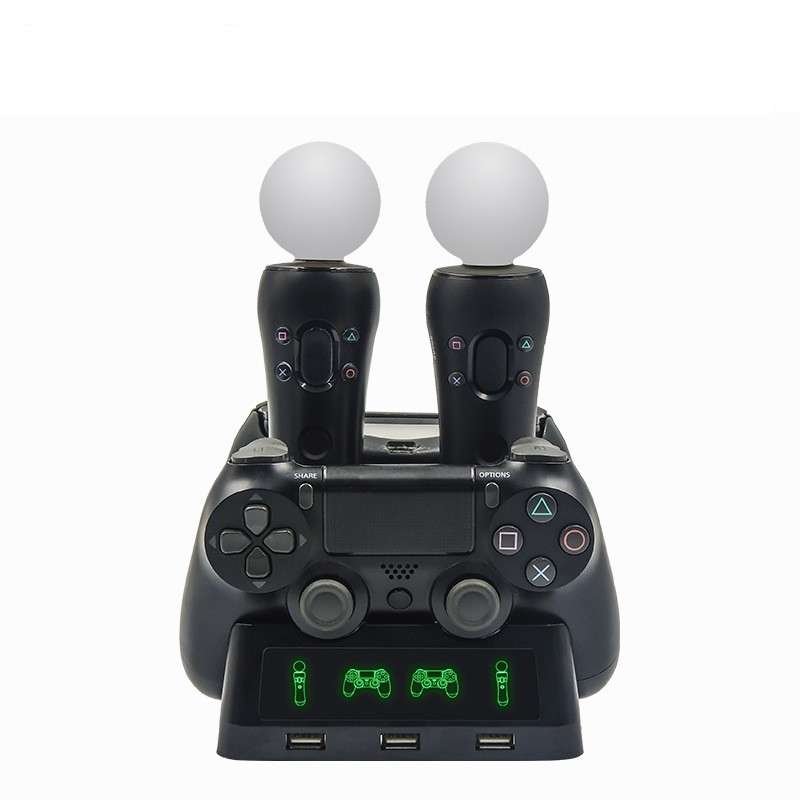 For ps4 psvr vr move charging stand for ps move controllers