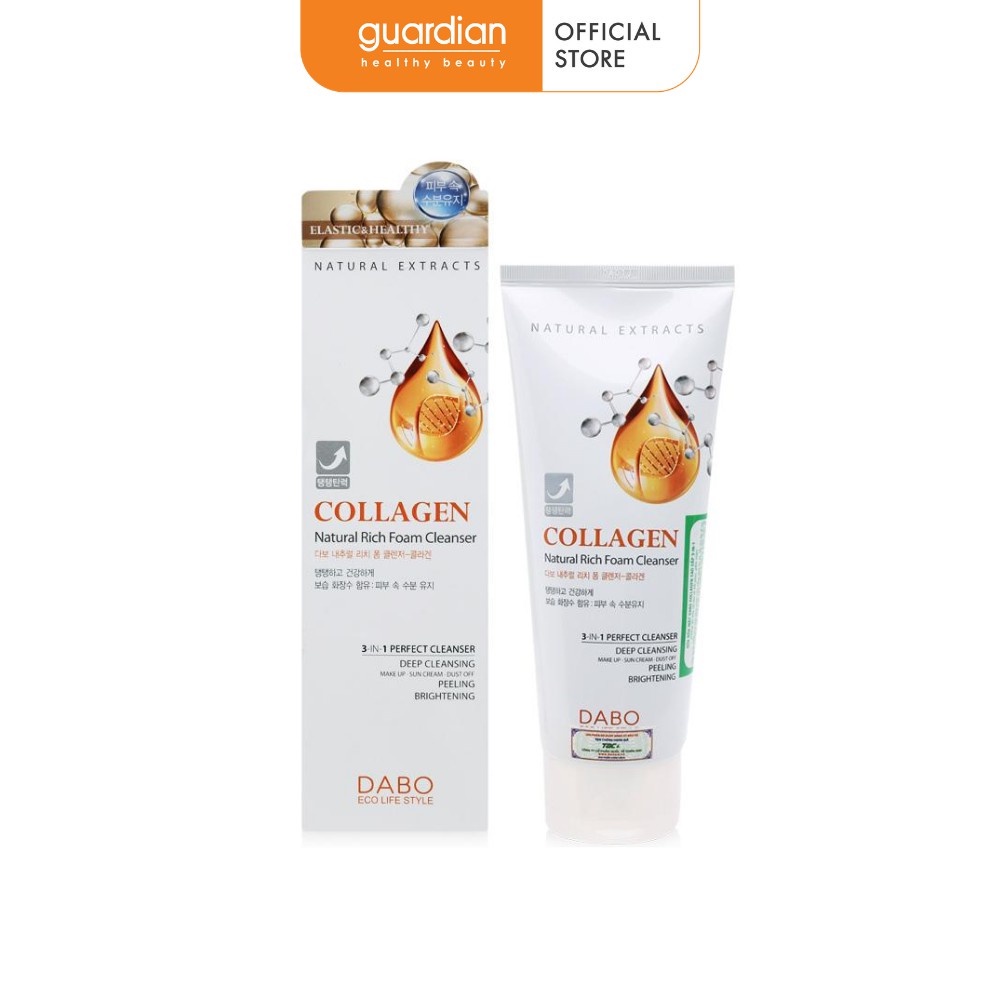 Sữa Rửa Mặt Tinh Chất Collagen 3 In 1 DABO 180Ml