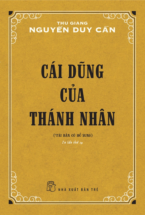 Sách nxb trẻ - cái dũng của thánh nhân