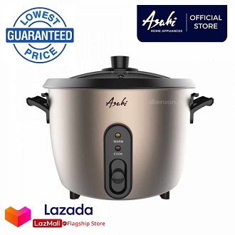 Asahi Rice Cooker RC-107 |10 Cups Rice Cooker non-stick Rice Cooker  Metallic Cooker RC 107 RC107