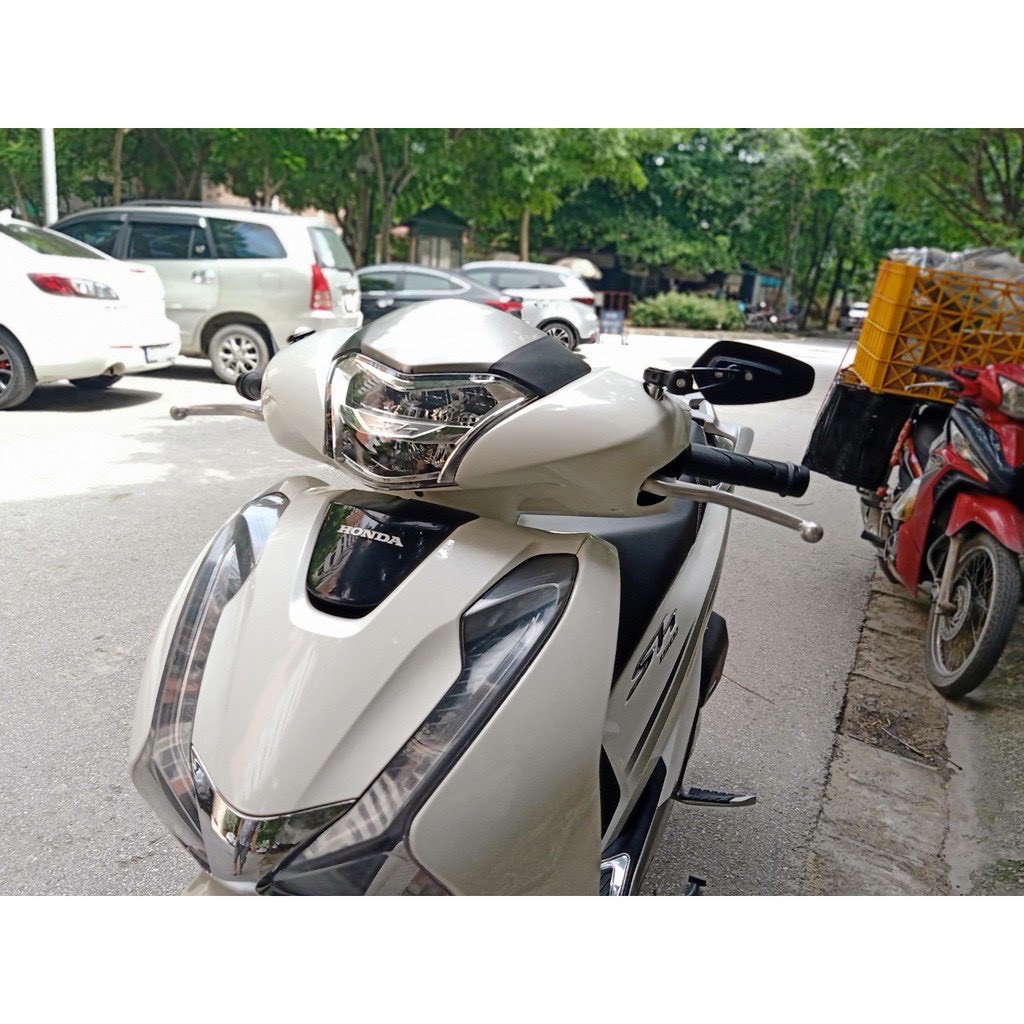 Gương Gù Thái Xịn - Mặt Kính Trắng < Gương Gù Gắn Chân Gương và Gù Tay Lái >