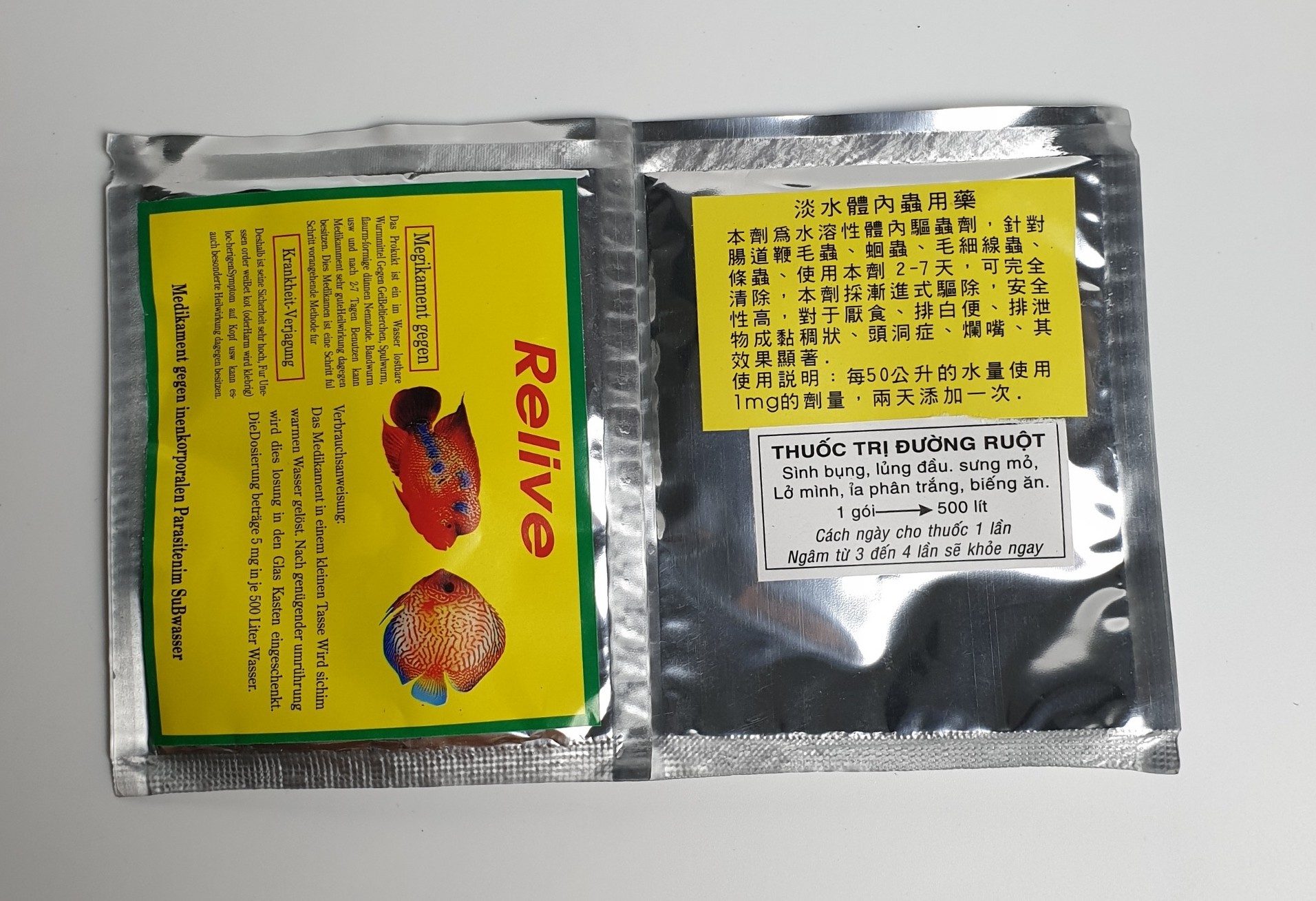 Phục Hồi Đường Ruột Relive cho cá cảnh