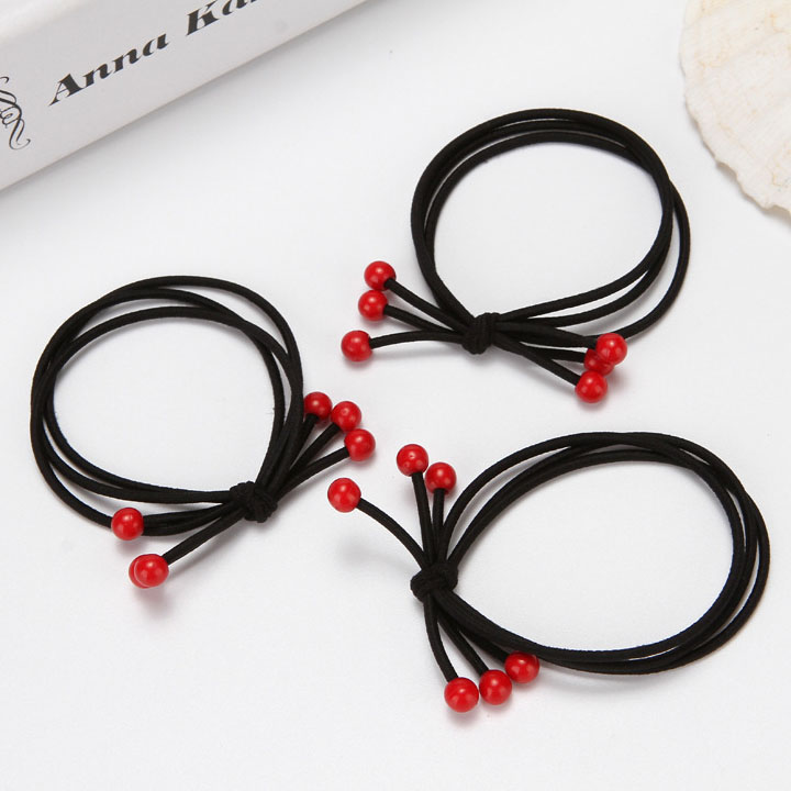 [SET 5] Dây cột tóc hạt cherry siêu xinh