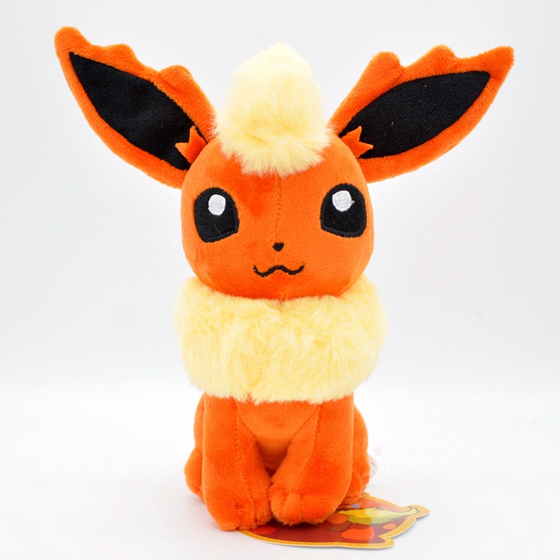 [HCM]Gấu Bông Pokemon Eevee (Eevui) Flareon Hệ Lửa (20cm----35cm) Hàng Chính Hãng Pokemon Nguyên Tem Nguyên Tag Mới 100% Xịn Đẹp