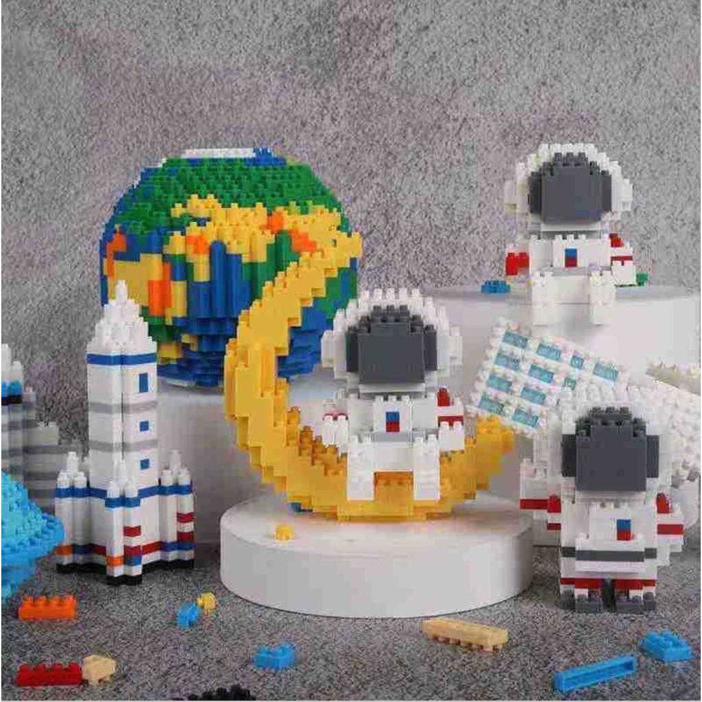 Bộ đồ chơi xếp hình Lego Phi Hành Gia Vũ Trụ có đèn và không đèn