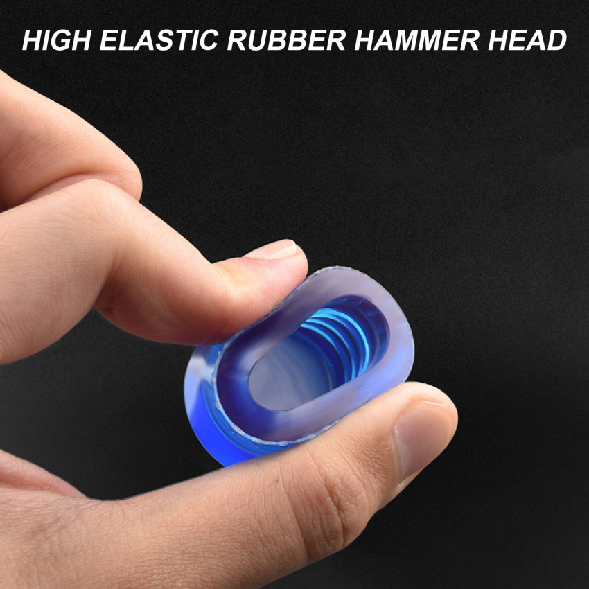 1 hai đầu cài đặt búa, 25mm 30mm Búa cao su với tay cầm cao su, có thể tháo rời cách điện cài đặt búa