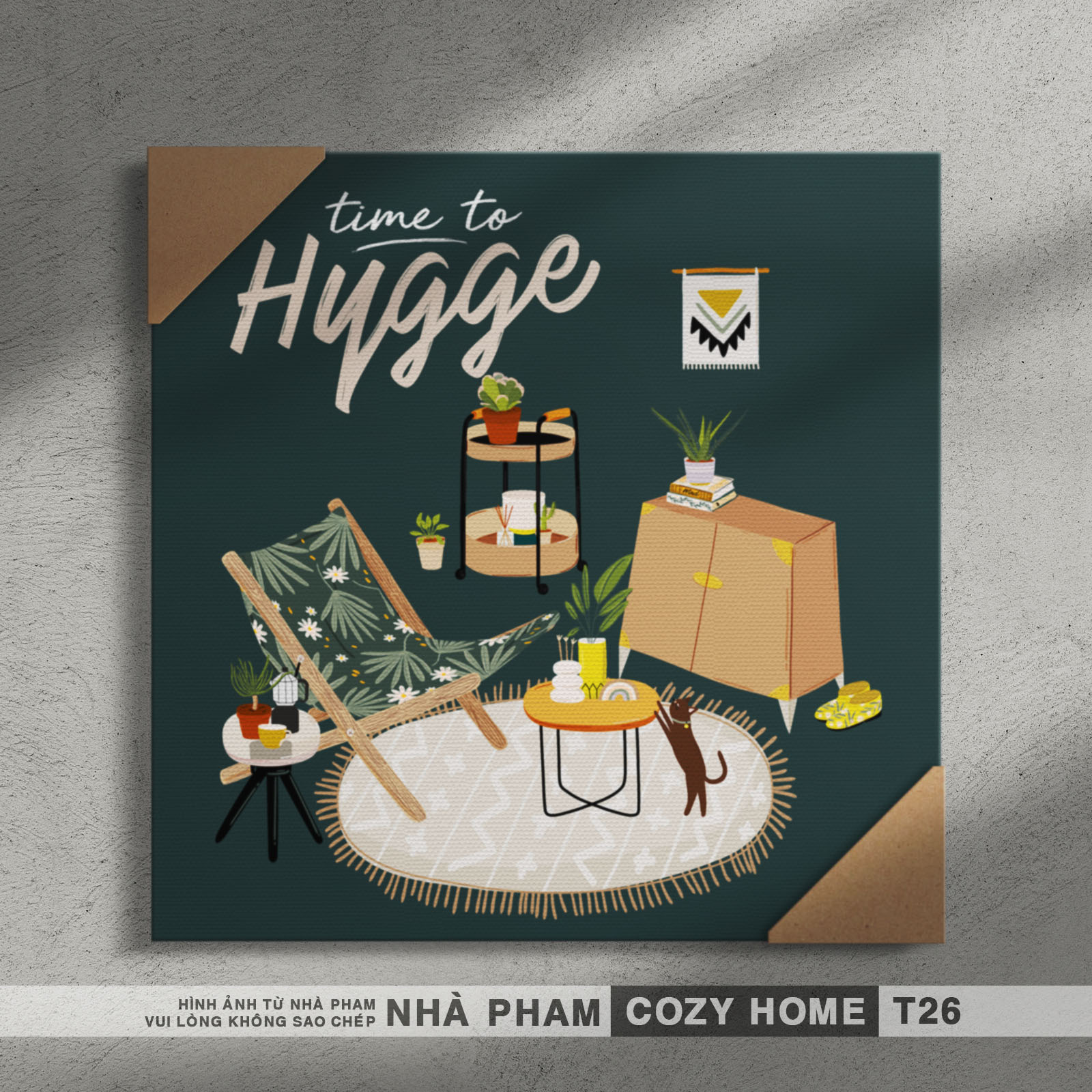 Tranh Canvas Treo Tường COZY HOME (No21-40)