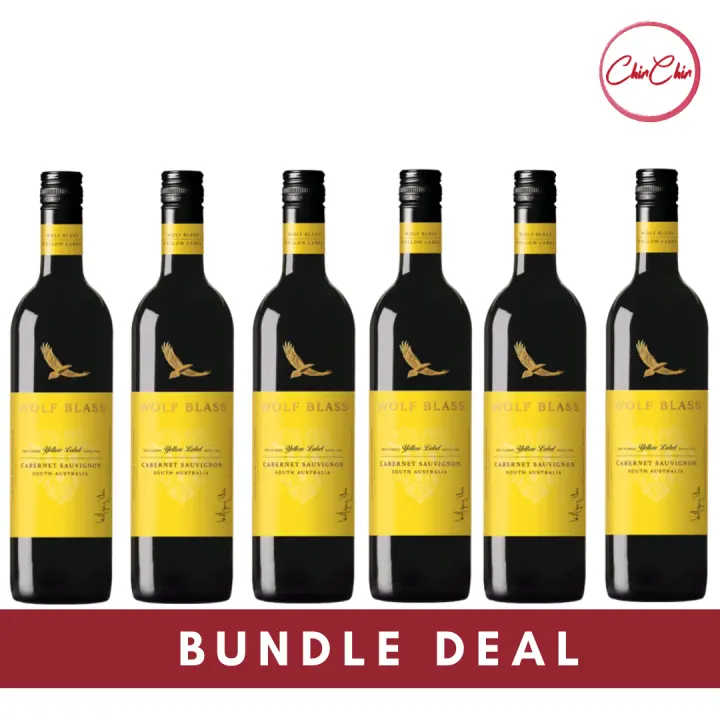 Wolf Blass Yellow Label Cabernet Sauvignon 2016 750ml Bundle Of 6 Australian Red Wine Lazada Singapore