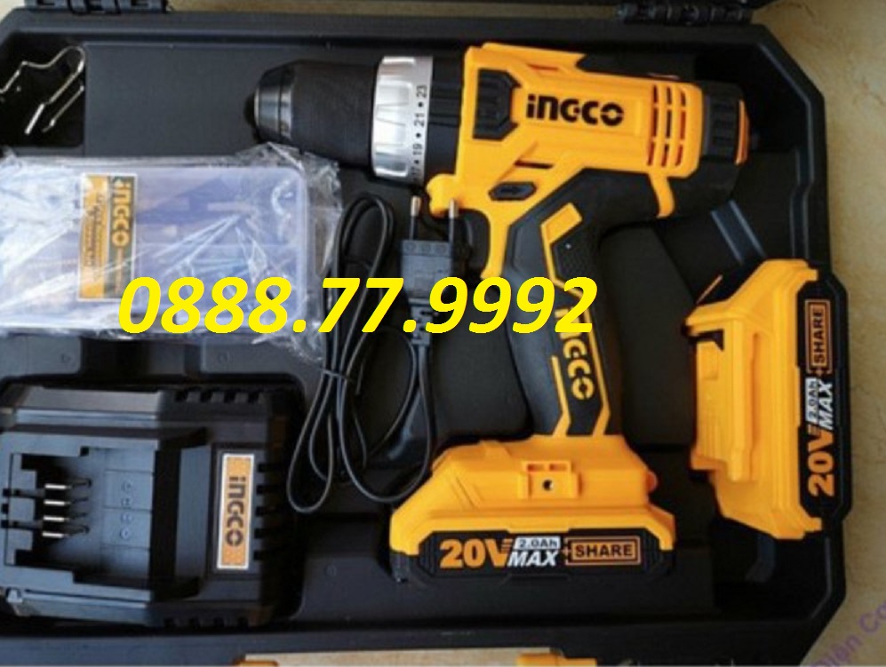 Máy khoan búa dùng pin lithium 20v cidli2003