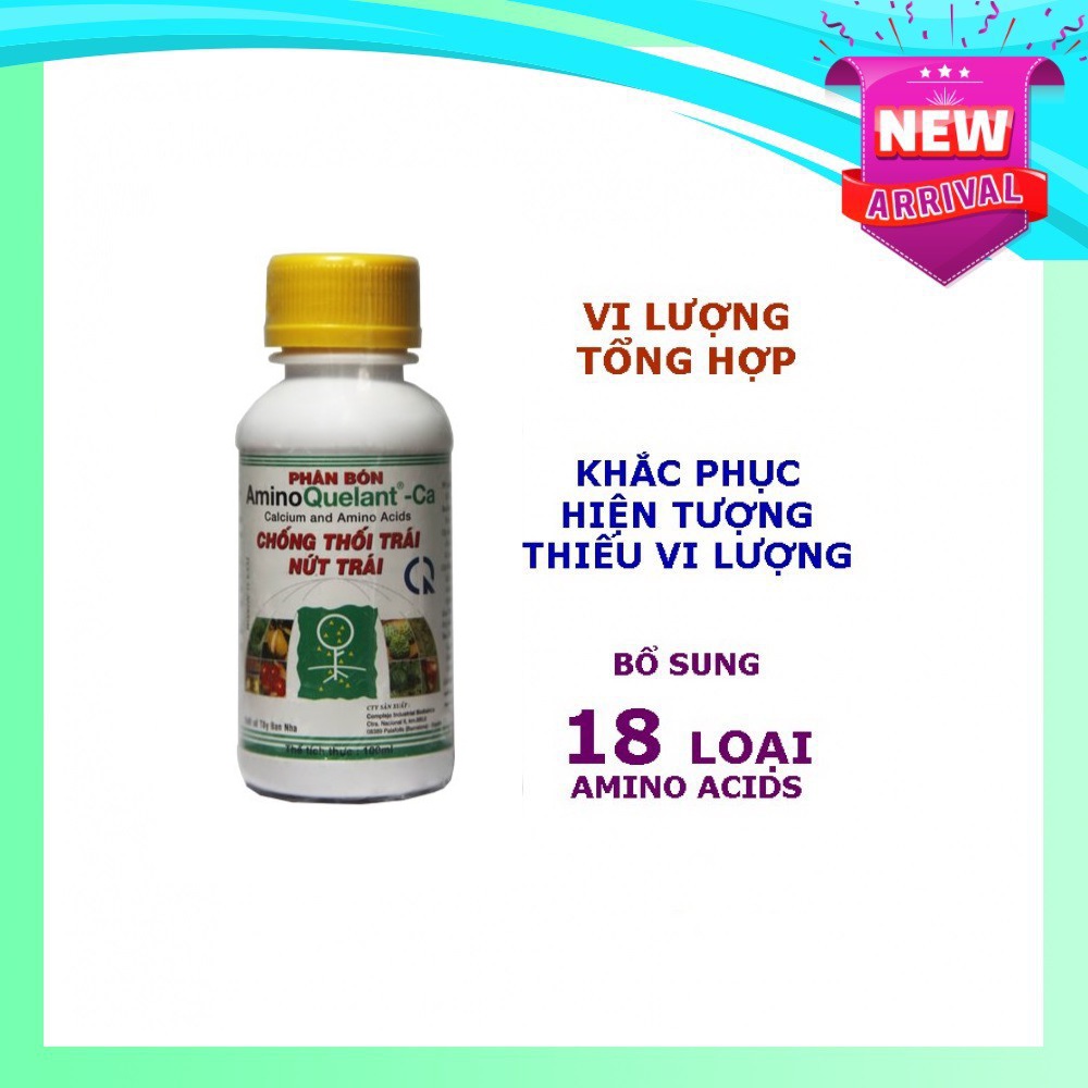 AMINO Ca 100ml Phân bón lá bổ sung Canxi chống nứt trái, rụng trái