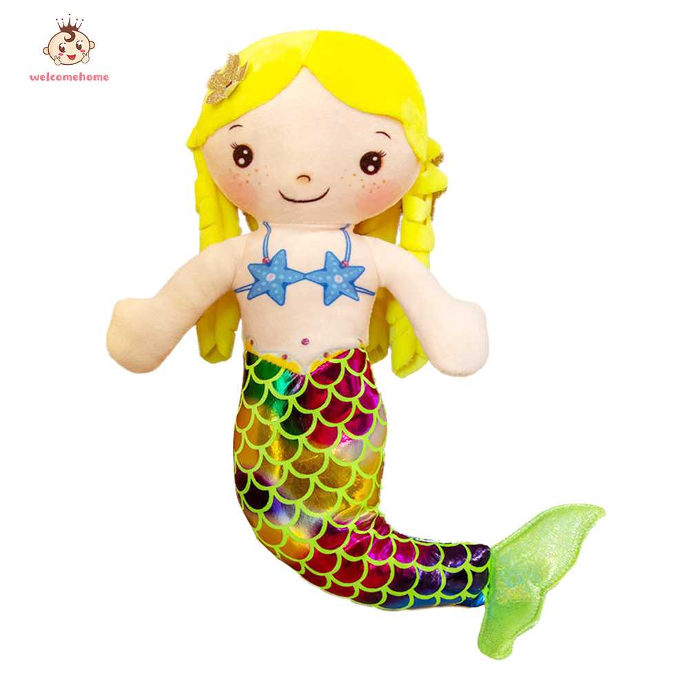 30cm Cartoon Mermaid Comfort Doll Mini Cute Pillow Baby Stuffed Plush Toys