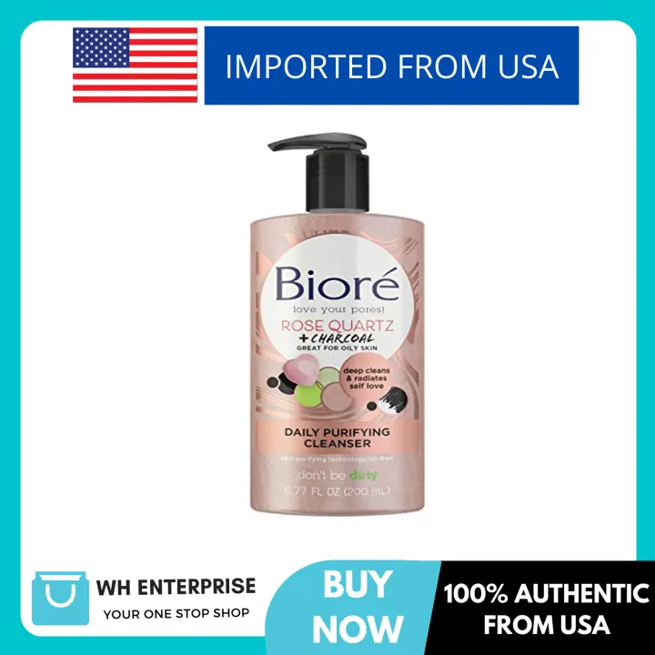 bioré rose daily purifying cleanser
