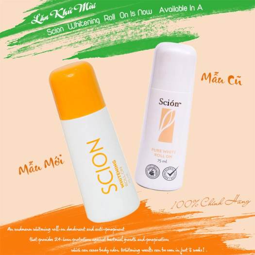 Lăn khử mùi scion pure white roll on nuskin 75ml