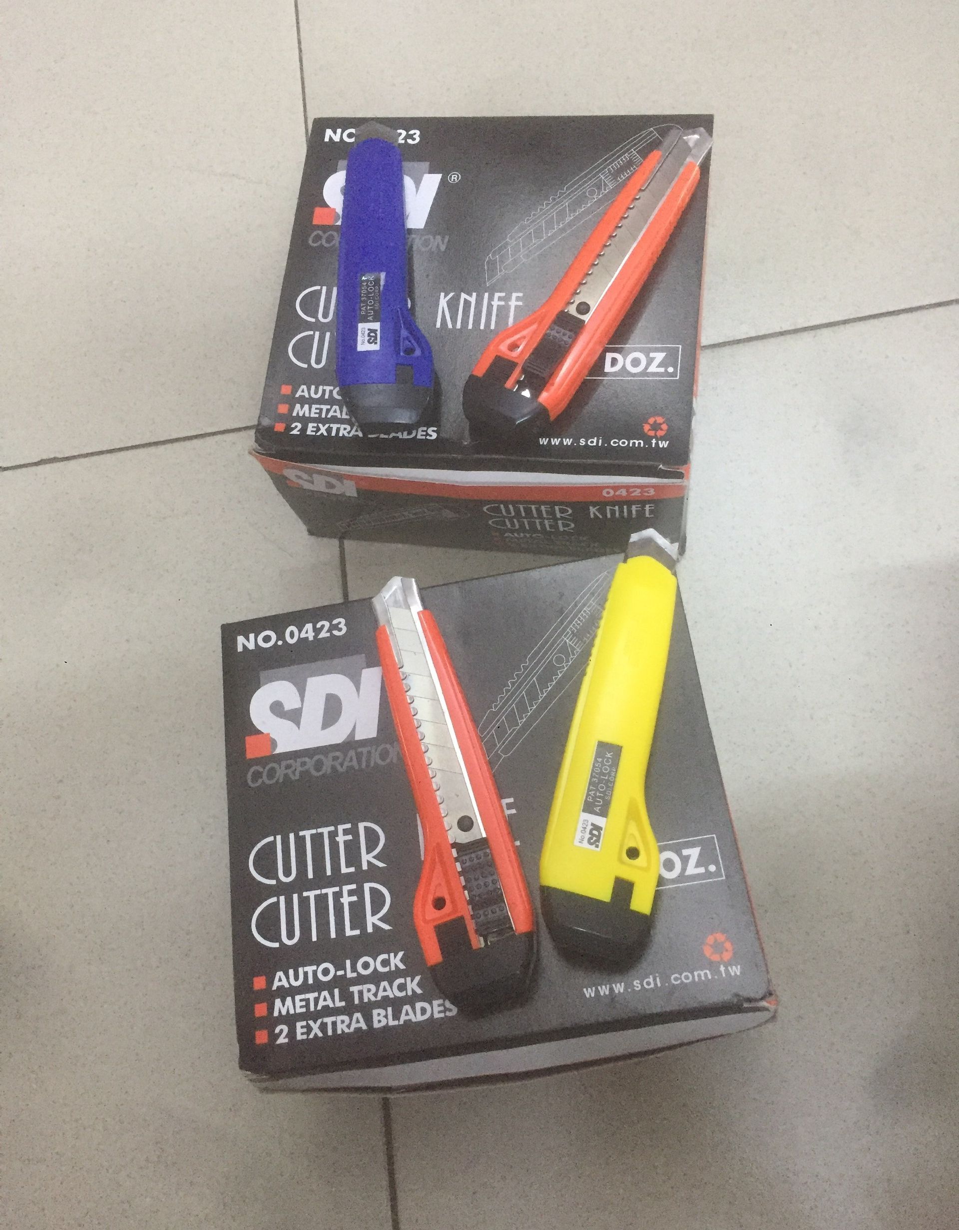 Dao rọc giấy SDI 18mm (0423) /  SDI 9mm (0404)
