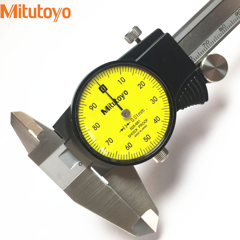 Mitutoyo Dial Caliper 0150mm0.01 505681 D15TN kaliber keluli tahan