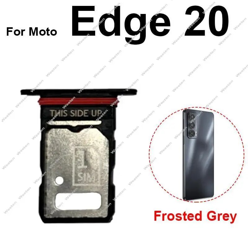 Sim Card Tray Slot For Motorola MOTO Edge 20 Pro 30 Pro S Pro 20 Lite Edge X30 SIM Card Holder Card Reader Socket Adapter. 