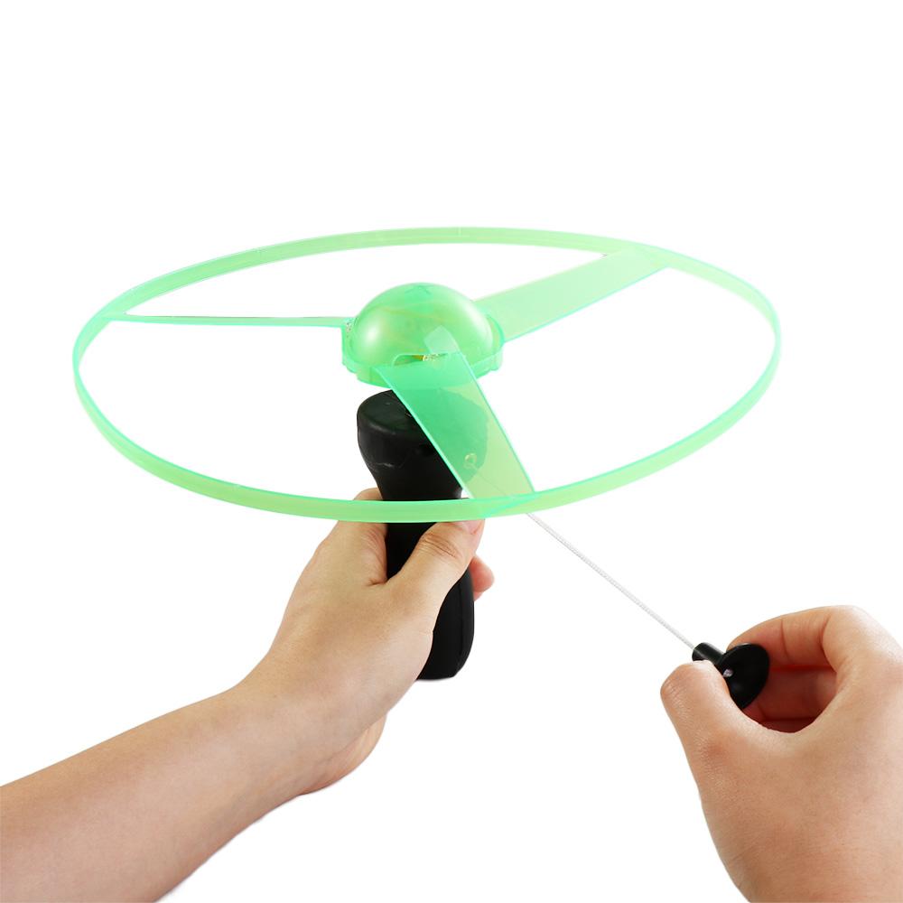 Invistable Flying Rope Illuminated Interest Fun Luminous Flying Gyroscopes Rotating Aircraft ...