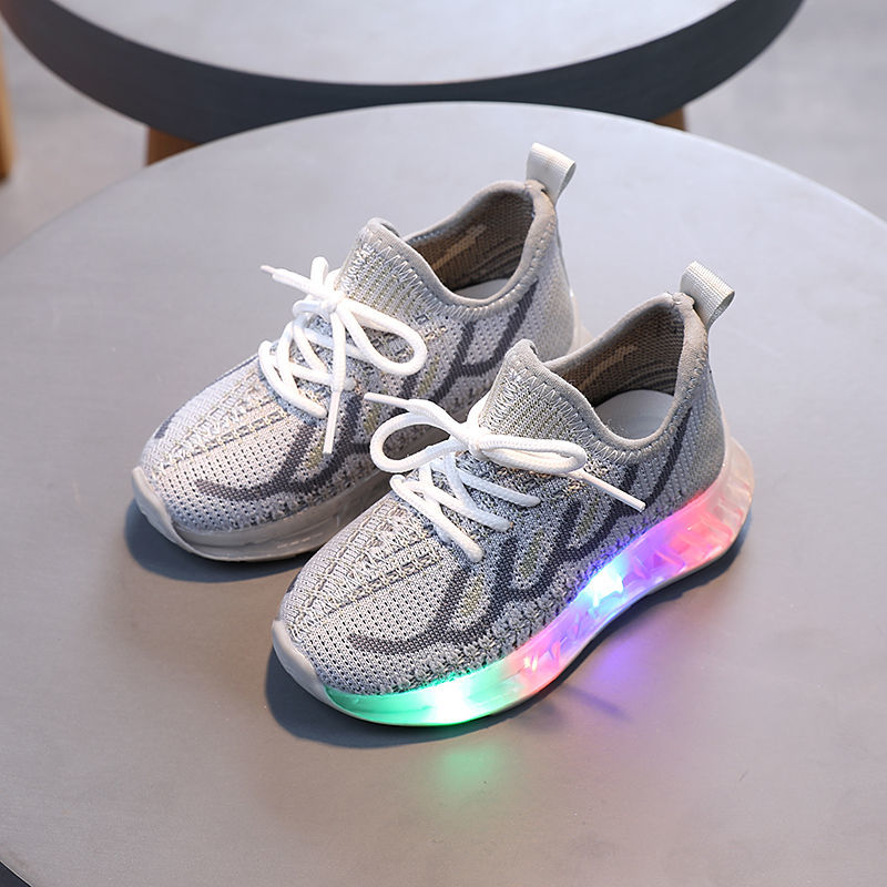 Light Up Yeezy Sneakers Kids Yeezy Glow Up Yeezys That Light Up