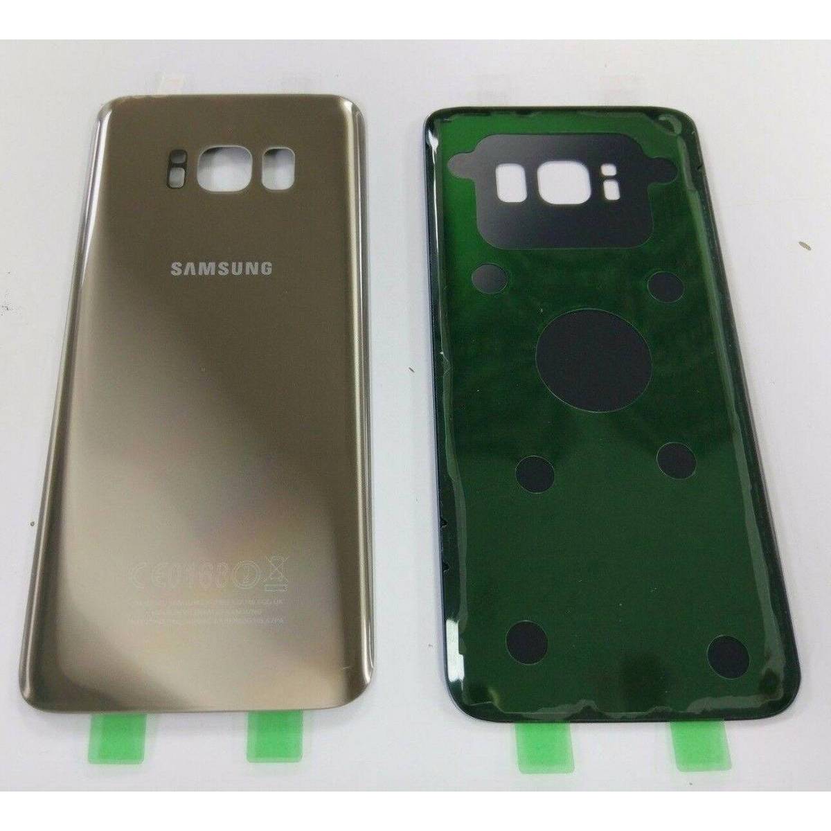 Samsung Galaxy S8 Plus Case Rear Door Housing Cover Back Glass Battery Cover Panel Replacement For Galaxy S8+ - Golden