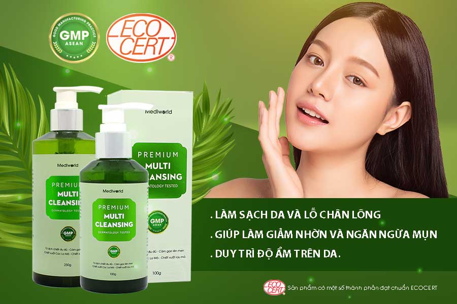 Sữa rửa mặt premium multi cleansing 250g