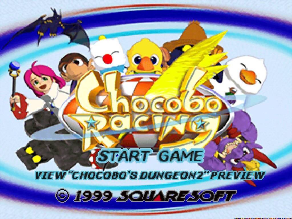 [PS1] Chocobo Racing (1 DISC) เกมเพลวัน แผ่นก็อปปี้ไรท์ PS1 GAMES ...