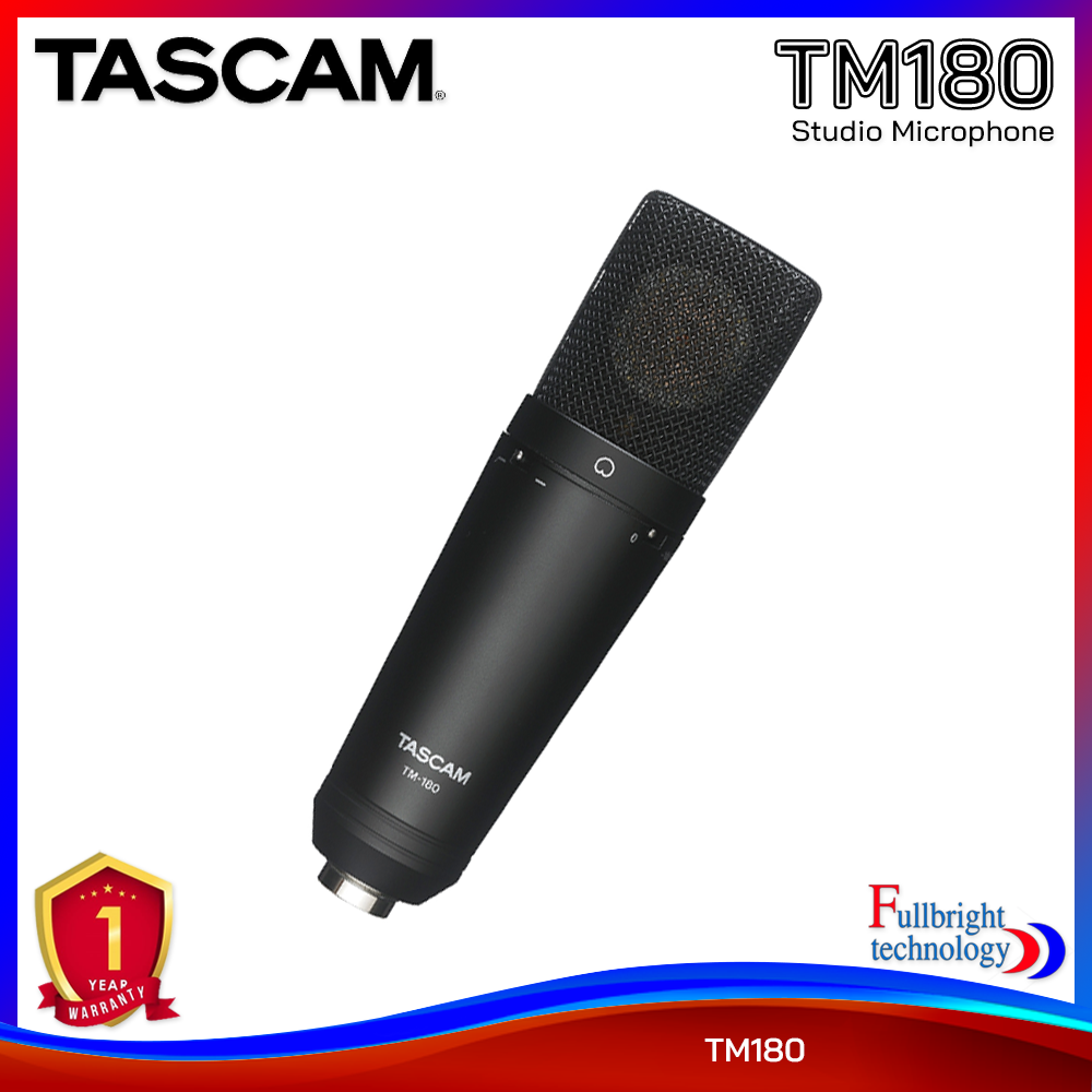 Tascam TM180 Studio Microphone ไมโครโฟนบันทึกเสียง เป็นไมโครโฟนชนิด