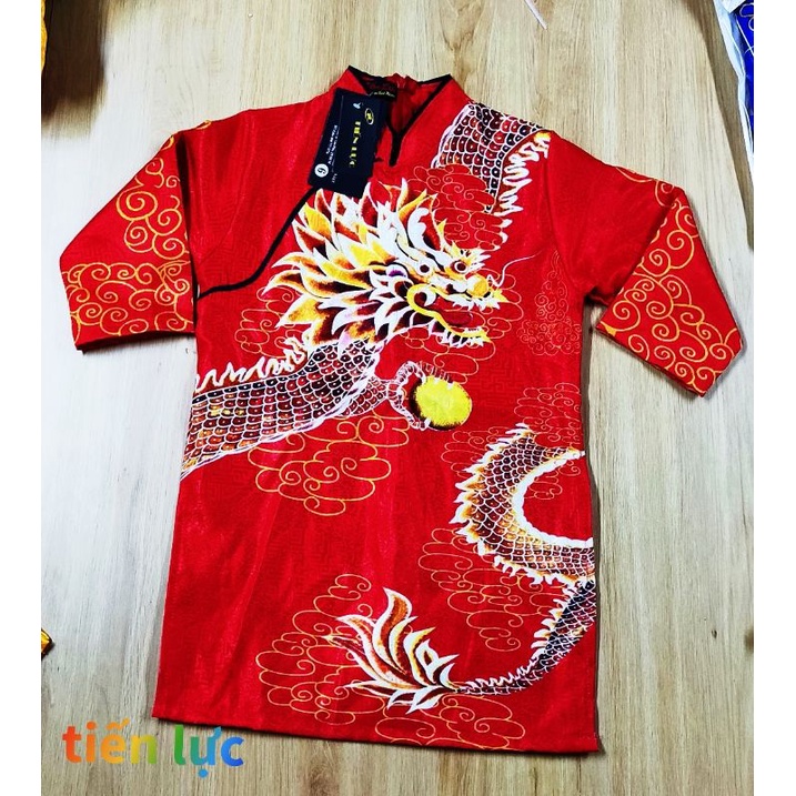 áo dài bé và nam lớn. set áo dài bố con