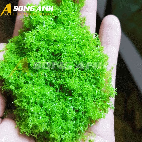 Bột xốp làm cây/thảm cỏ mô hình ( 1 bịch 50 gram )