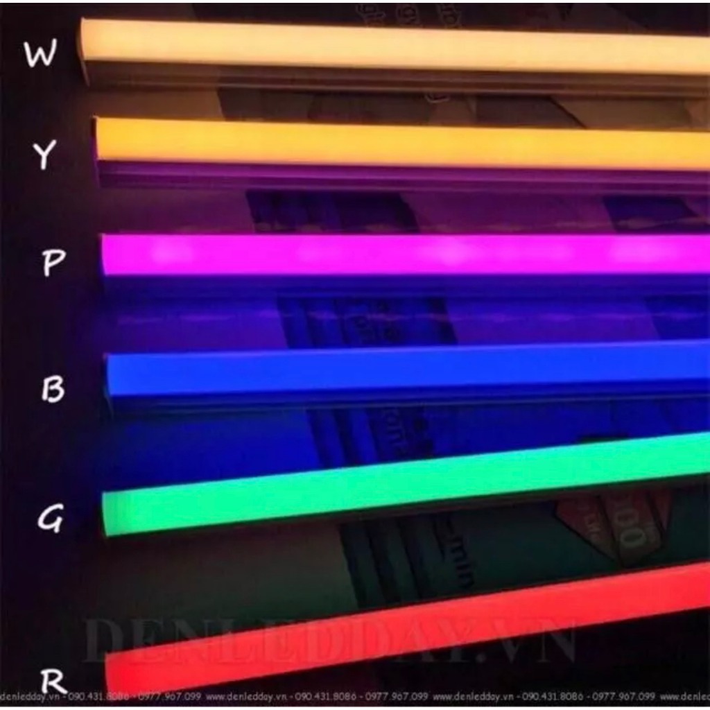 Đèn tuýp led T5 liền máng 30cm 60cm 90cm 120cm,đèn trang trí,đèn tường ánh sáng trắng vàng- Bảo hành 1 năm