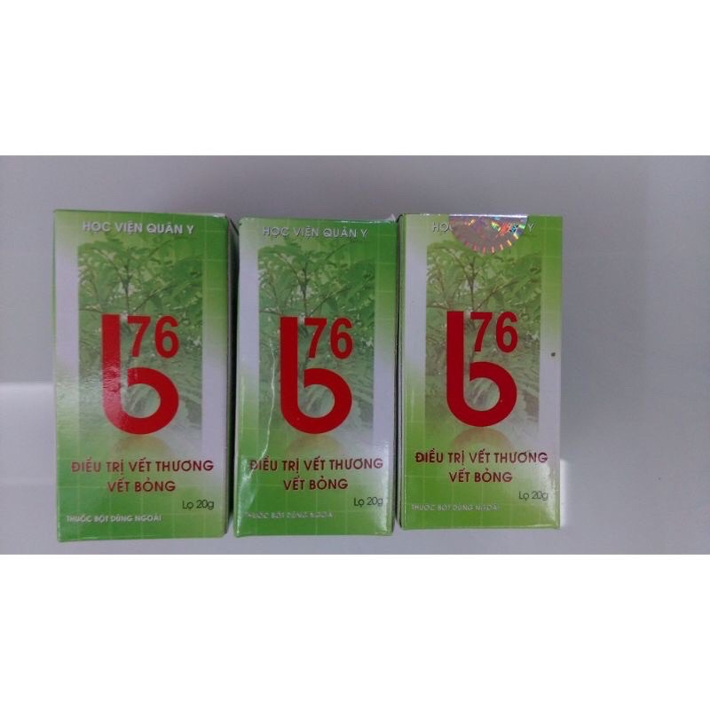 B76 Bột rắc vết bỏng học viện quân y