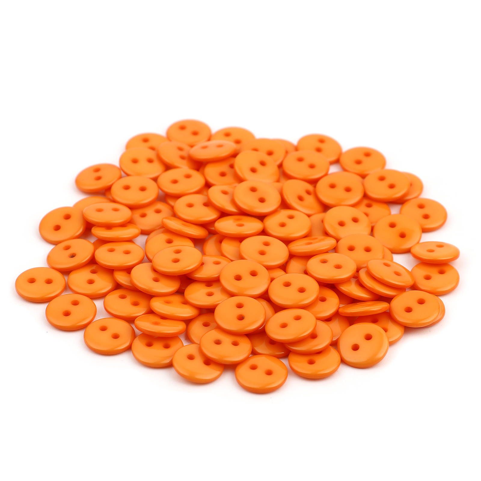 100 Pcs Resin Sewing Buttons Scrapbooking 2 Holes Button For ...