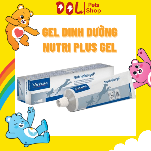Gel Dinh Dưỡng cho Chó Mèo Nutri Plus Gel - Virbac 120g hỗ trợ cho chó mèo ốm bệnh, kích thích thèm ăn
