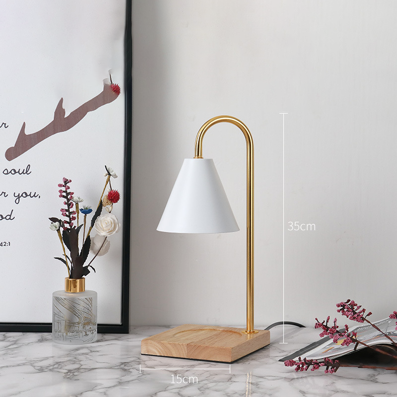 YONUO Aromatherapy melt candle melt wax lamp retro nostalgic marble melt wax lamp home creative table lamp plug dimming candle holder